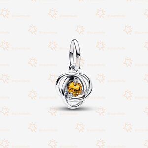 Pandora Honey Eternity Circle Dangle Charm